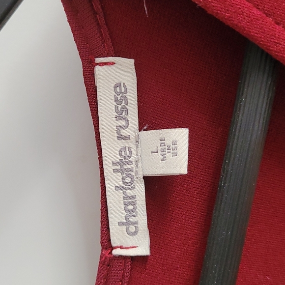 Charlotte Russe Burgundy Dress - Picture 4 of 5